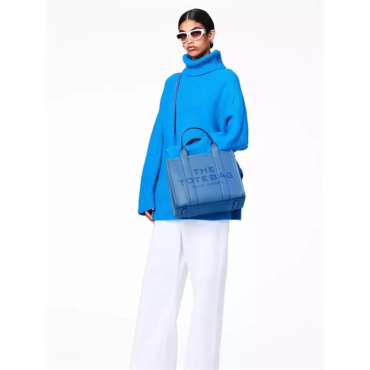 Marc Jacobs The Medium Leather Tote Bag, Spring Blue   